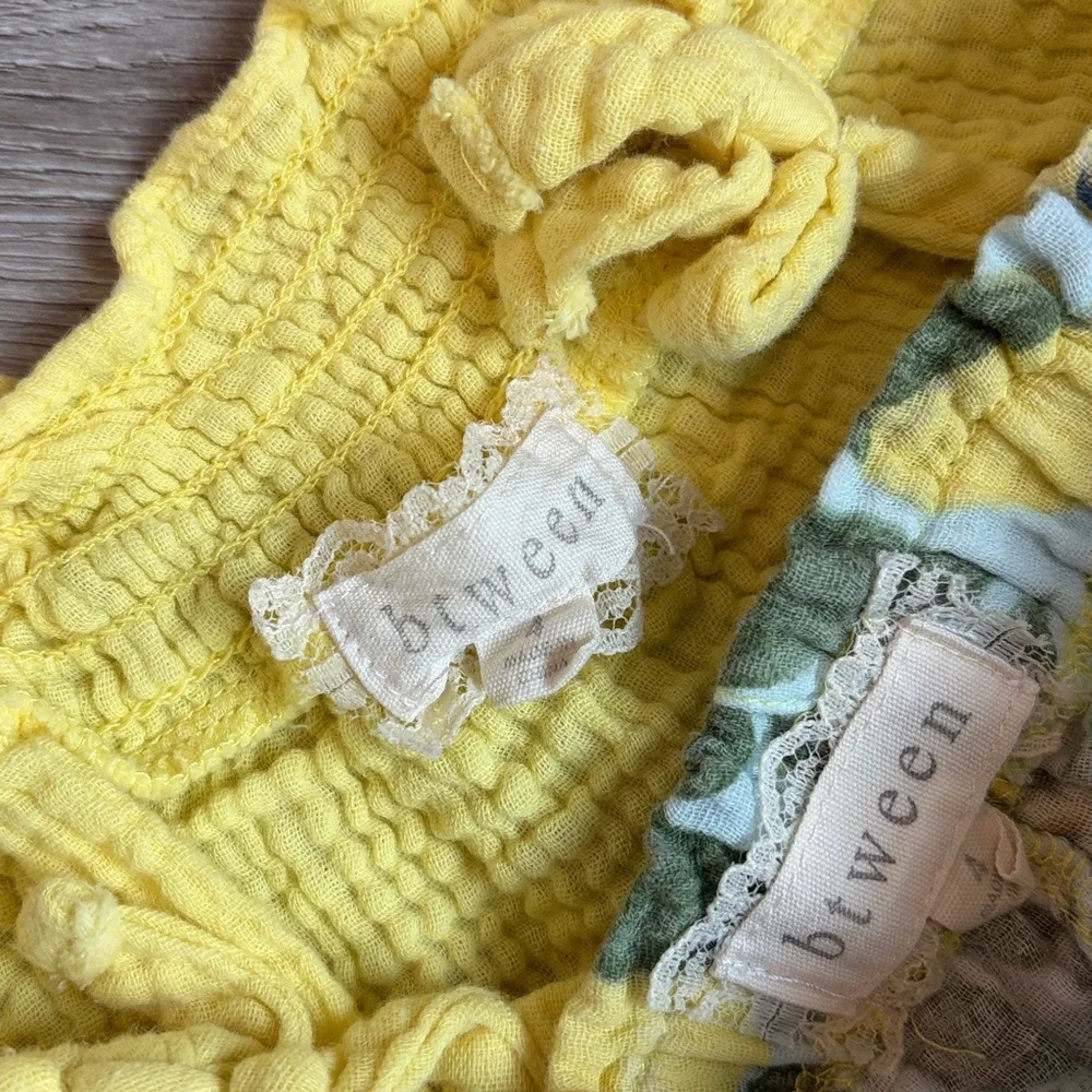 Btween little girls lemon print matching set - Picture 3 of 3